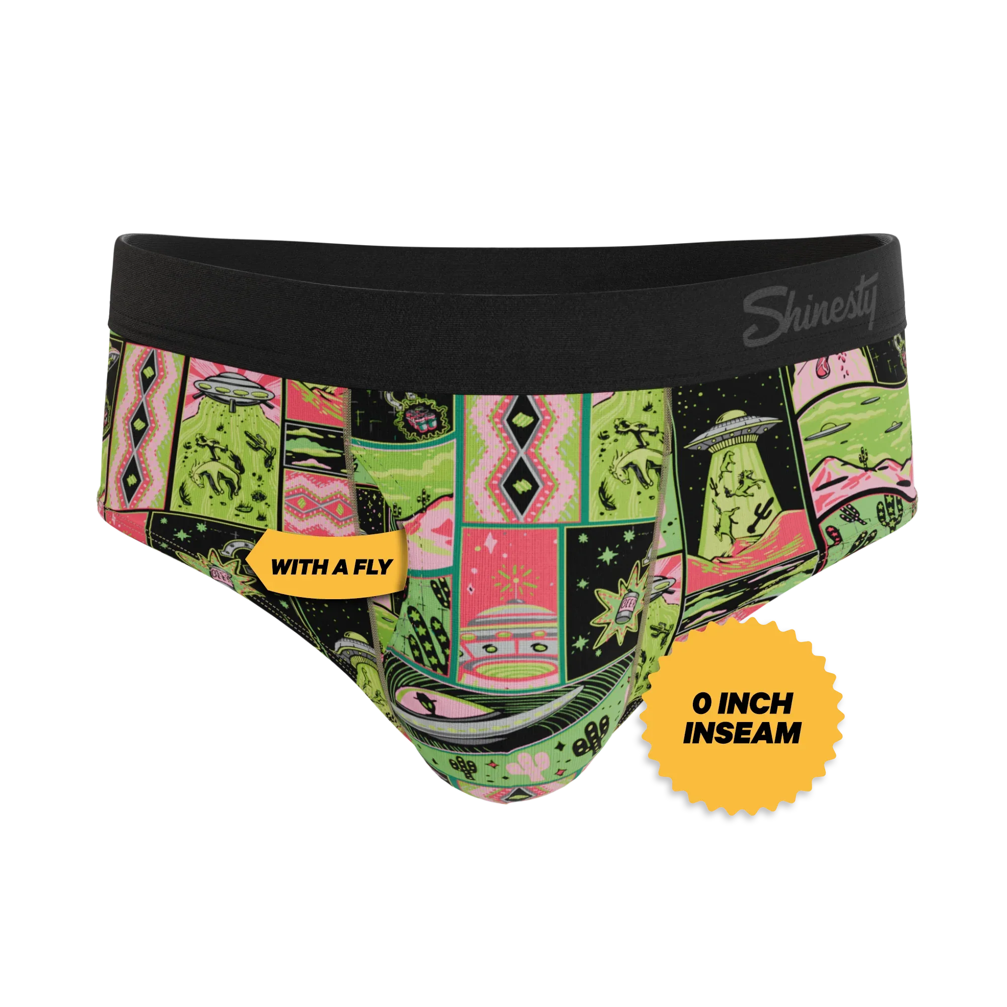 The Area 51 | Retro-Futuristic Alien Ball Hammock® Pouch Underwear Briefs - Shinesty - Flyclothing LLC