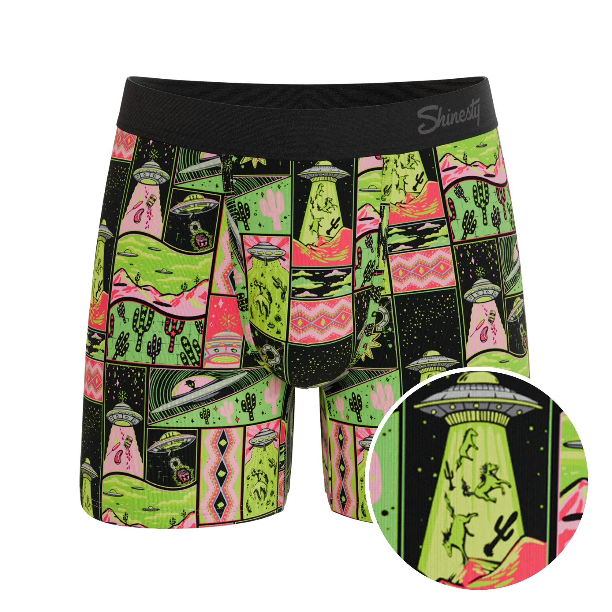 The Area 51 | Retro-Futuristic Alien Ball Hammock® Pouch Underwear - Shinesty - Flyclothing LLC