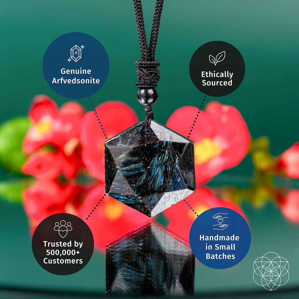 The Arfvedsonite Deep Healing Pendant - Conscious Items - Flyclothing LLC