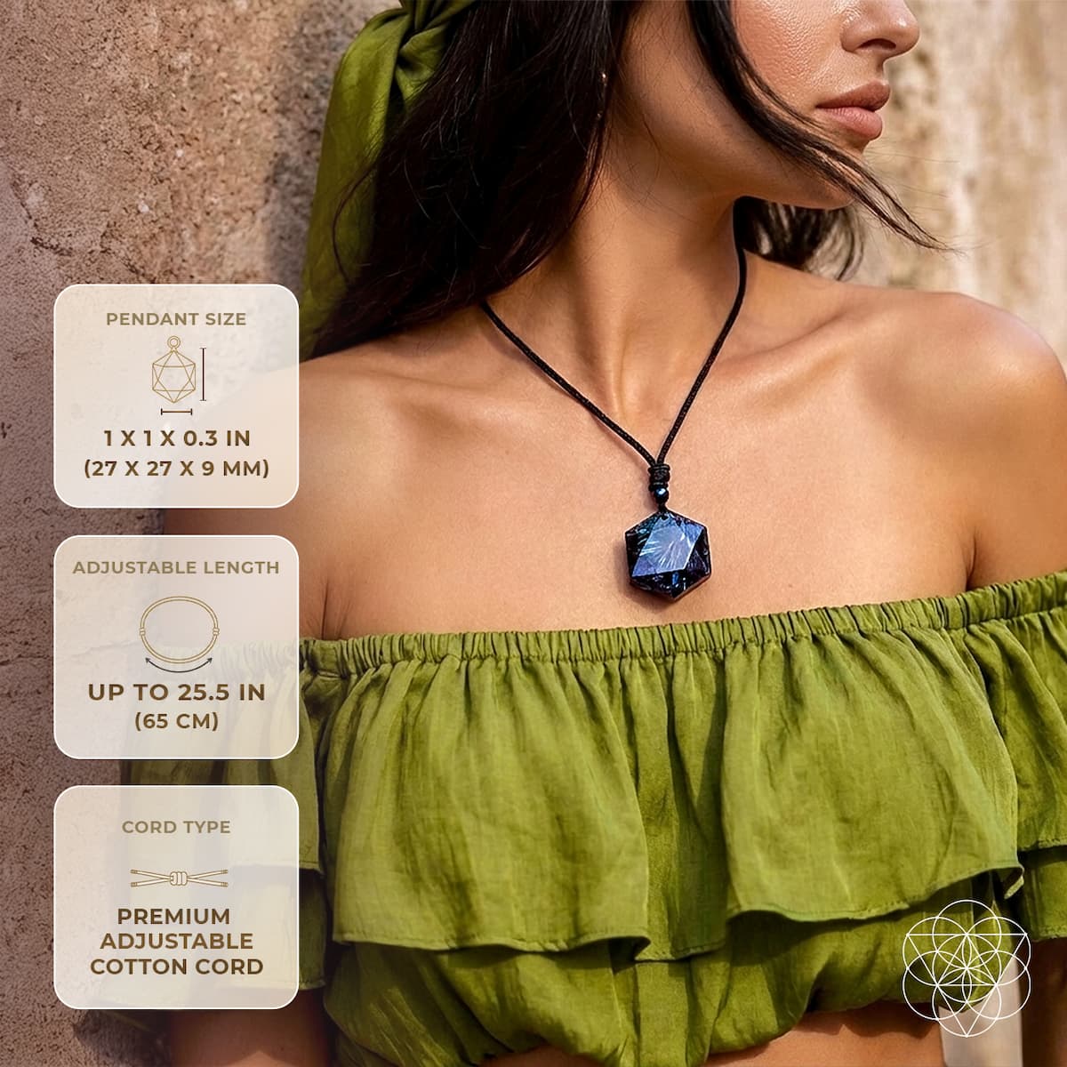 The Arfvedsonite Deep Healing Pendant - Conscious Items - Flyclothing LLC