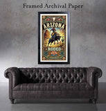 Black Market Art Company Arizona Rodeo Poster & Art Print / Wall Art / Western Decor Print