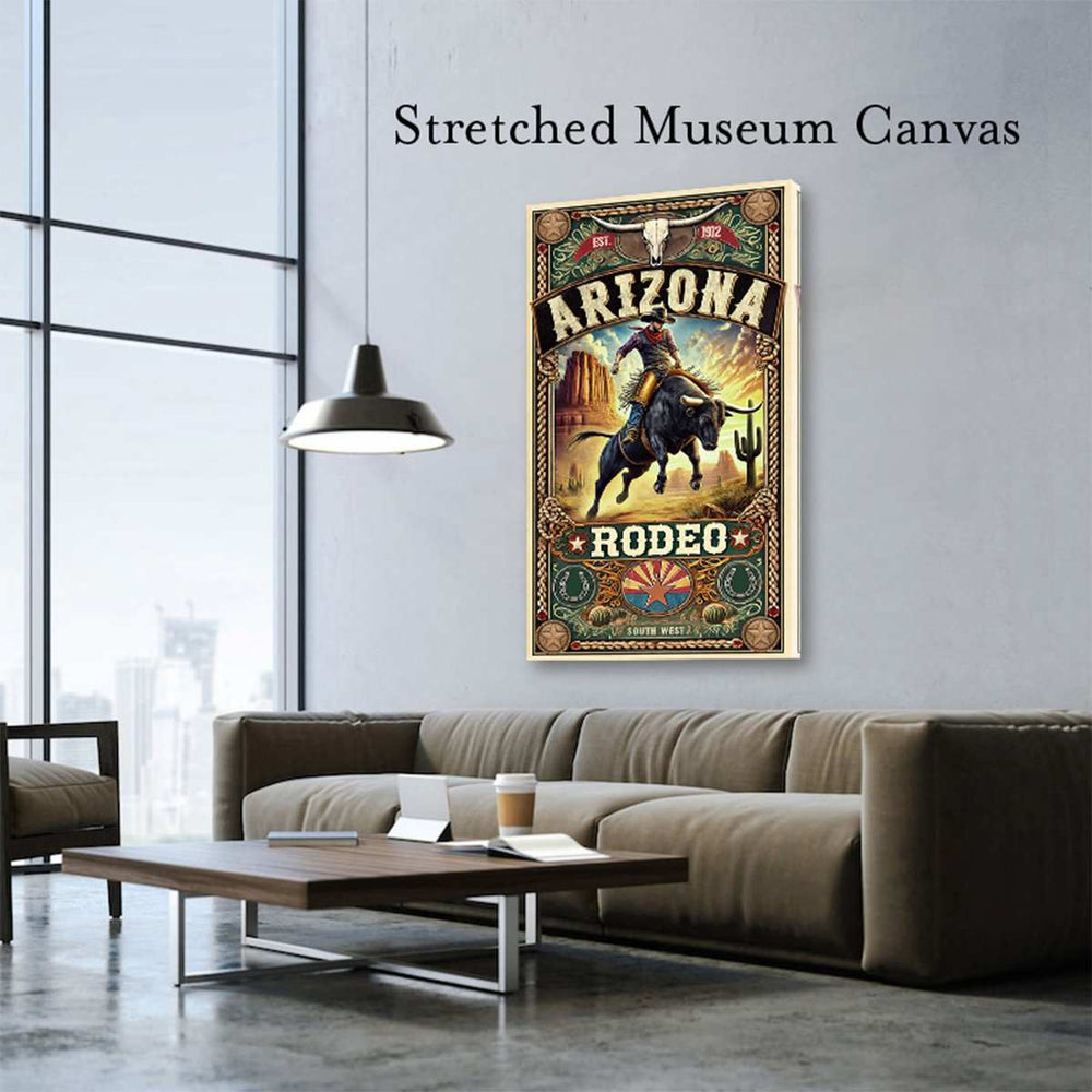 Black Market Art Company Arizona Rodeo Poster & Art Print / Wall Art / Western Decor Print - Black Market Art Company - Flyclothing LLC