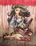 Black Market Art Company Ash Hello Boomstick Print