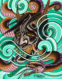 Black Market Art Company Asian Storm Print