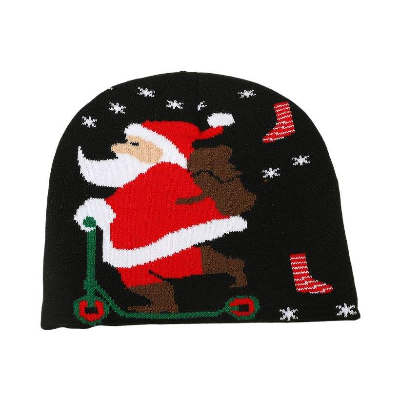 12PCS - CHristmas Knit Winter Beanie Hats - Madeline Love - Flyclothing LLC