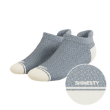 The Asteroid | Blue Marl Heel Hammock™ Ankle Socks - Shinesty - Flyclothing LLC