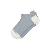 The Asteroid | Blue Marl Heel Hammock™ Ankle Socks - Shinesty - Flyclothing LLC
