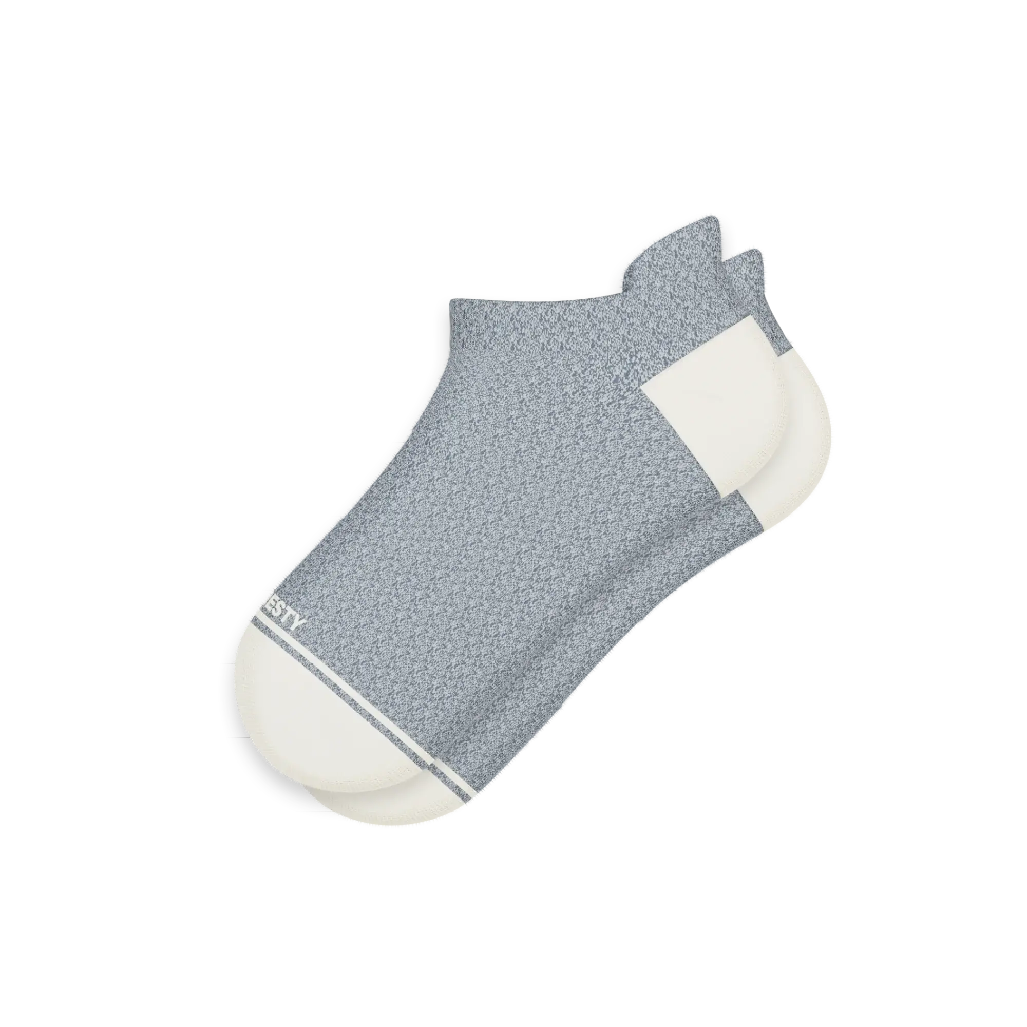 The Asteroid | Blue Marl Heel Hammock™ Ankle Socks - Shinesty - Flyclothing LLC