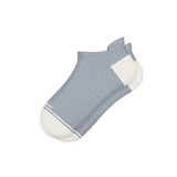 The Asteroid | Blue Marl Heel Hammock™ Ankle Socks