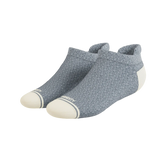 The Asteroid | Blue Marl Heel Hammock™ Ankle Socks - Shinesty - Flyclothing LLC