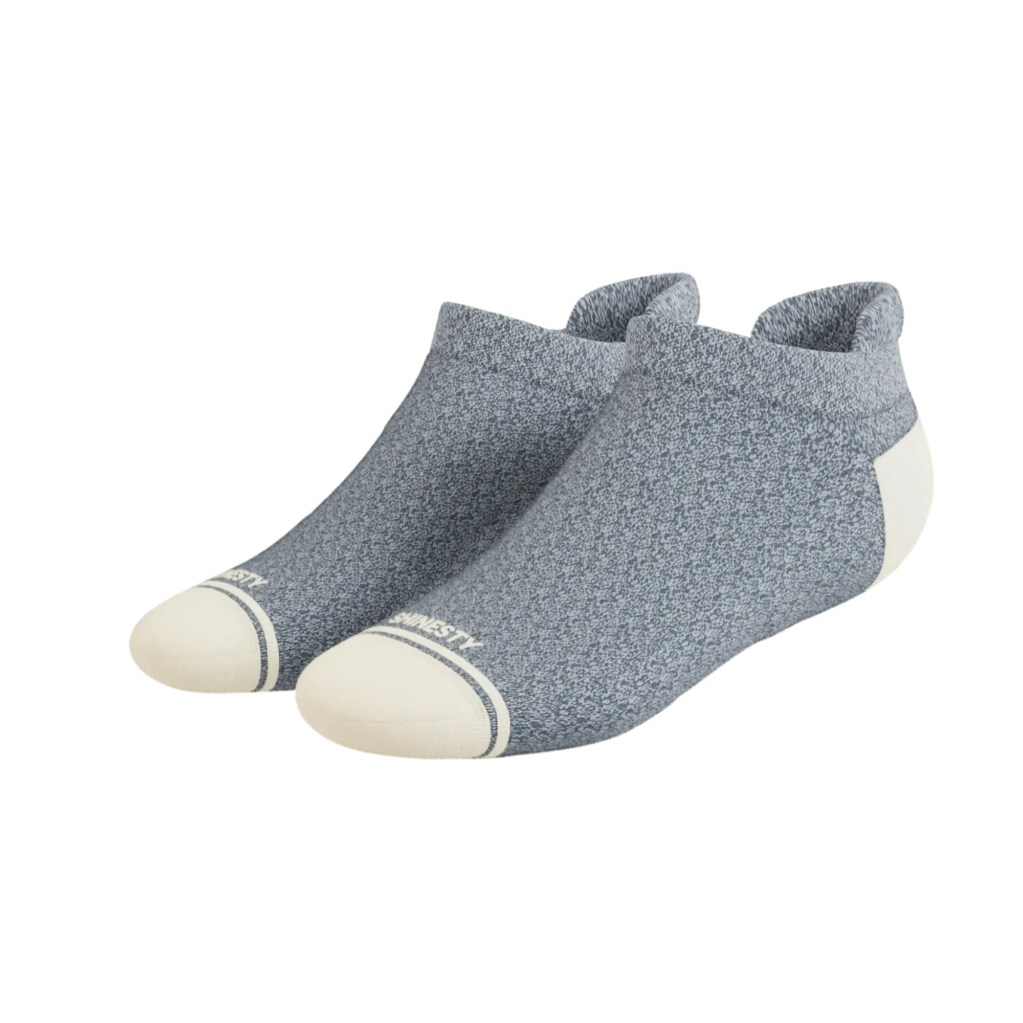 The Asteroid | Blue Marl Heel Hammock™ Ankle Socks - Shinesty - Flyclothing LLC