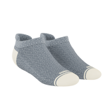 The Asteroid | Blue Marl Heel Hammock™ Ankle Socks
