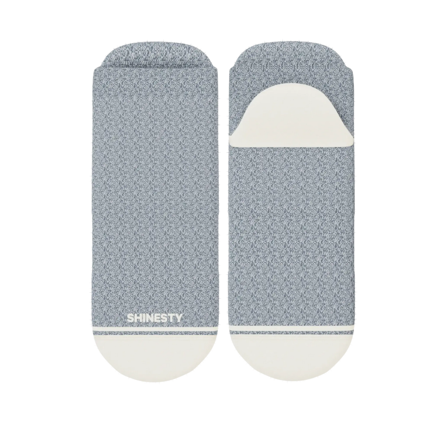 The Asteroid | Blue Marl Heel Hammock™ Ankle Socks - Shinesty - Flyclothing LLC