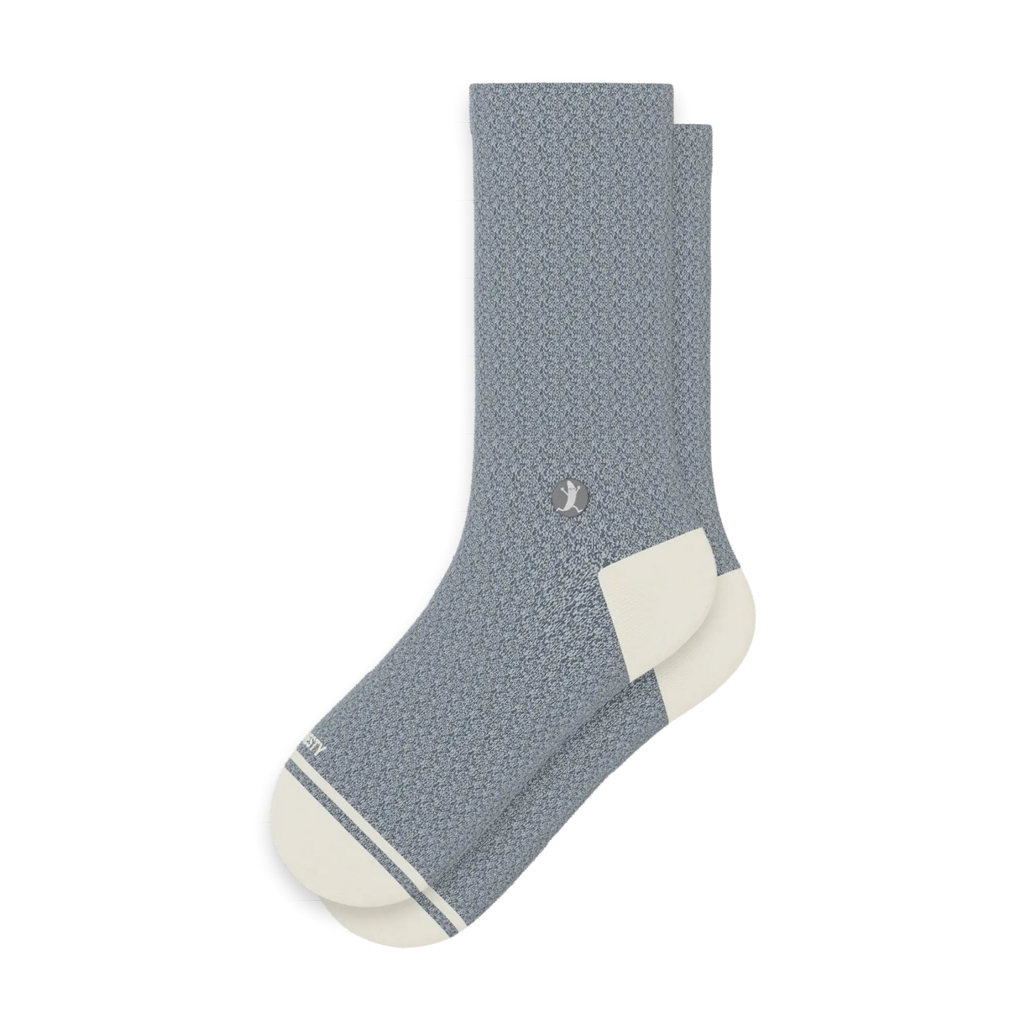 The Asteroid | Blue Marl Heel Hammock™ Crew Socks - Shinesty - Flyclothing LLC