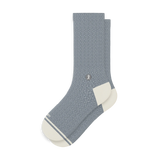 The Asteroid | Blue Marl Heel Hammock™ Crew Socks - Shinesty - Flyclothing LLC