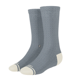 The Asteroid | Blue Marl Heel Hammock™ Crew Socks - Shinesty - Flyclothing LLC