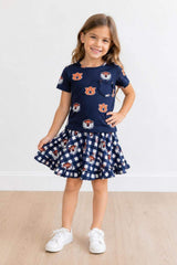 Auburn Plaid Aubie Ruffle Twirl Skort - Mila & Rose ® - Flyclothing LLC