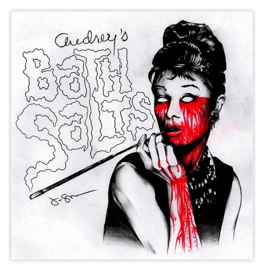 Black Market Art Company Audrey& Bath Salts Print