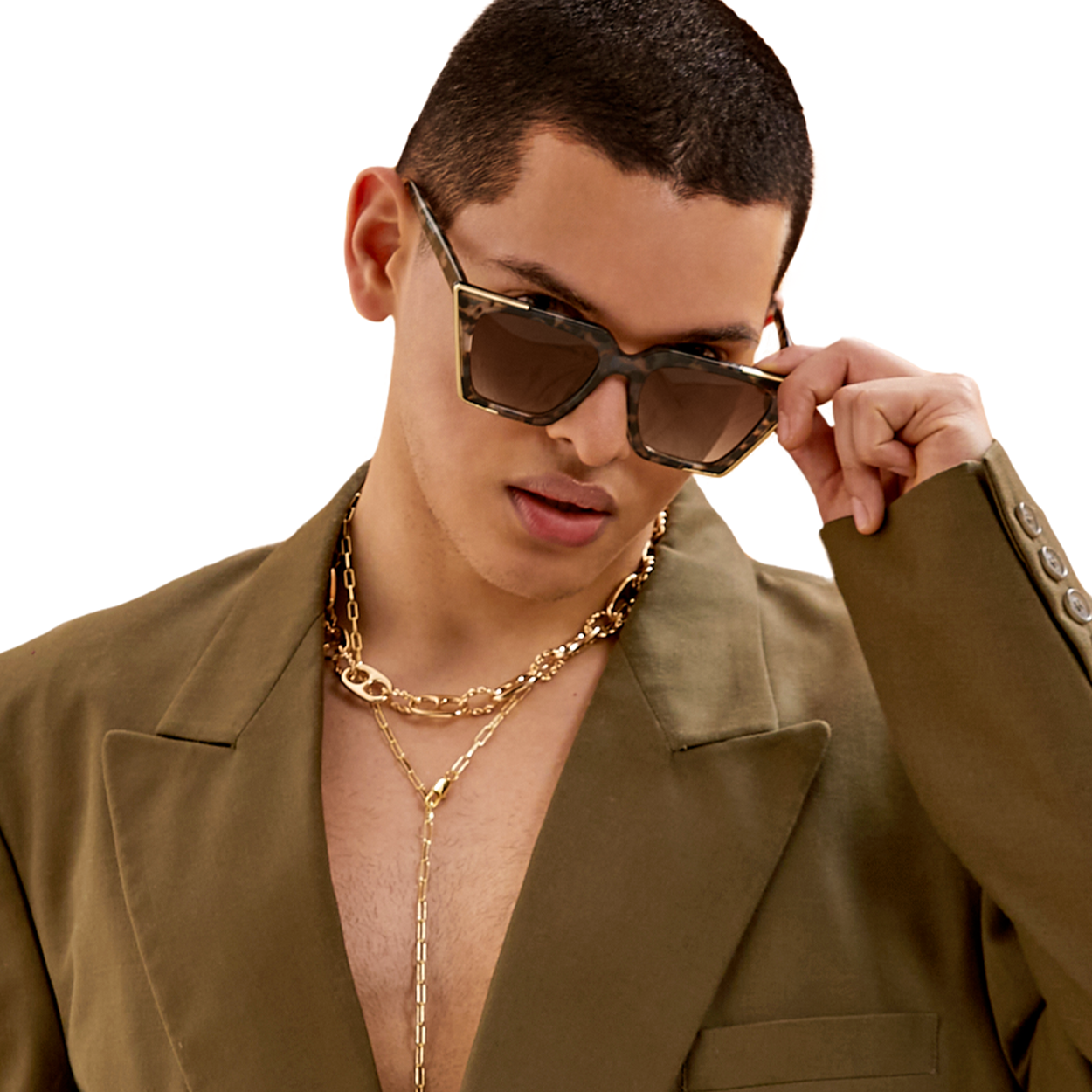 The CEO - Sustainable Tortoise Frame Brown Lens Cateye Sunglasses - TopFoxx - Flyclothing LLC