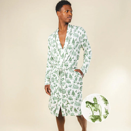 The Western Wonderland | Western Toile Long Modal Robe - Shinesty - Flyclothing LLC
