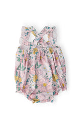 Autumn Breeze Ruffle Cross Back Romper - Mila & Rose ® - Flyclothing LLC
