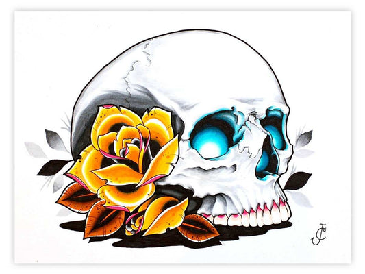 Black Market Art Company Autumn Rose Print - Black Market Art Company - Flyclothing LLC