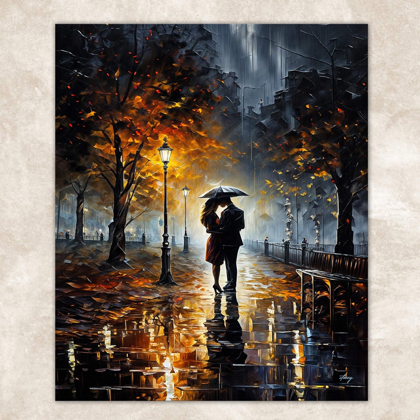 Canvas Print: "Autumn Embrace" - Tailored Canvases - Flyclothing LLC
