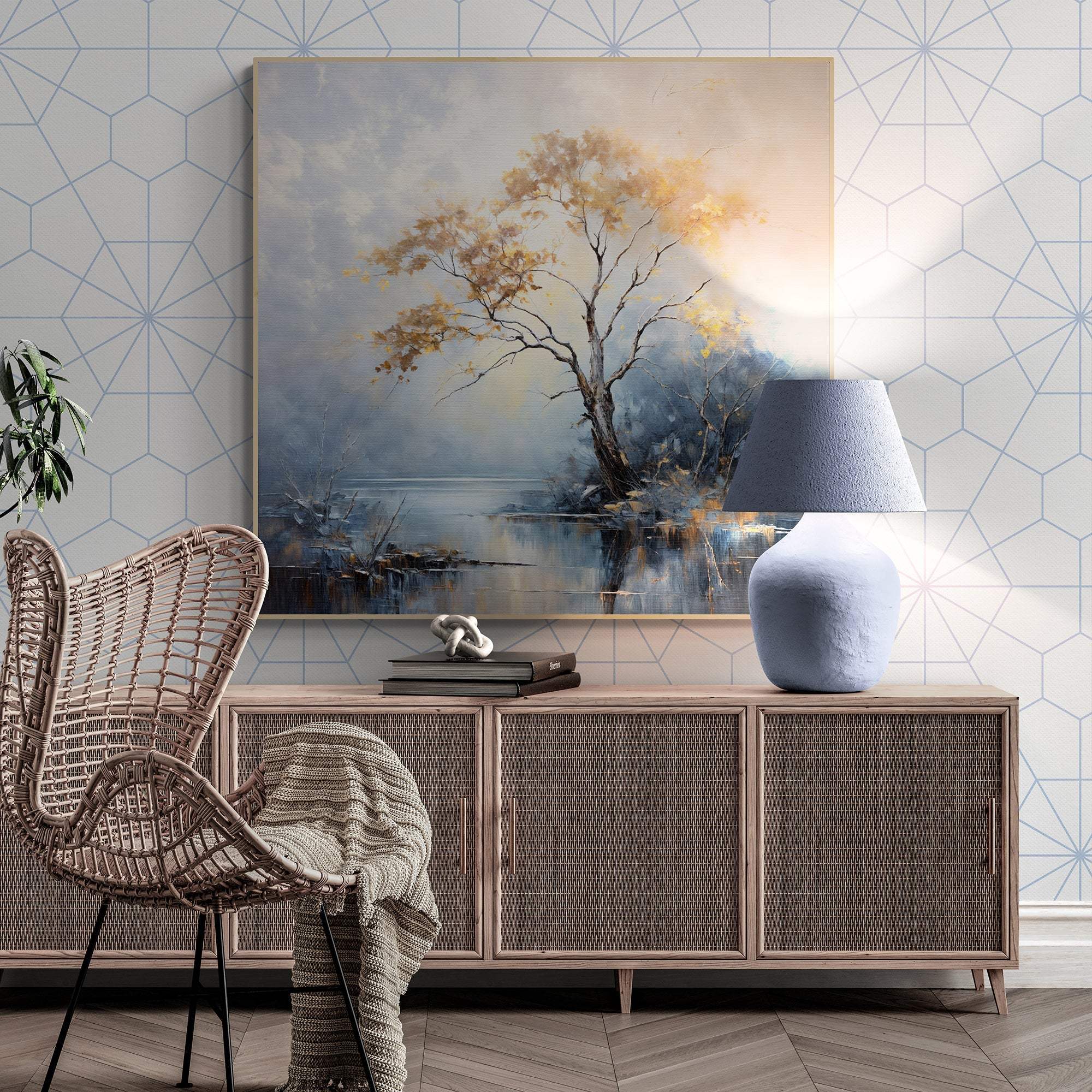 Canvas Print: "Autumnal Reflection" - Tailored Canvases - Flyclothing LLC
