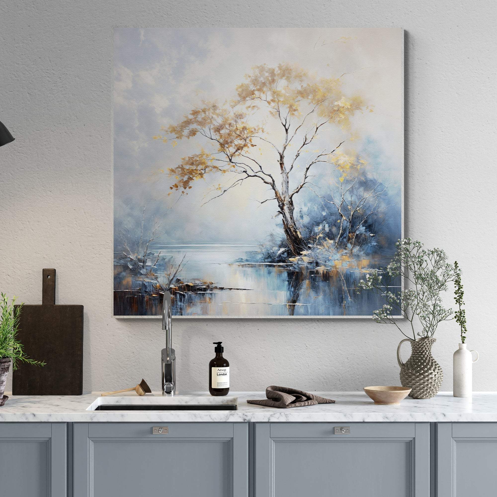 Canvas Print: "Autumnal Reflection" - Tailored Canvases - Flyclothing LLC