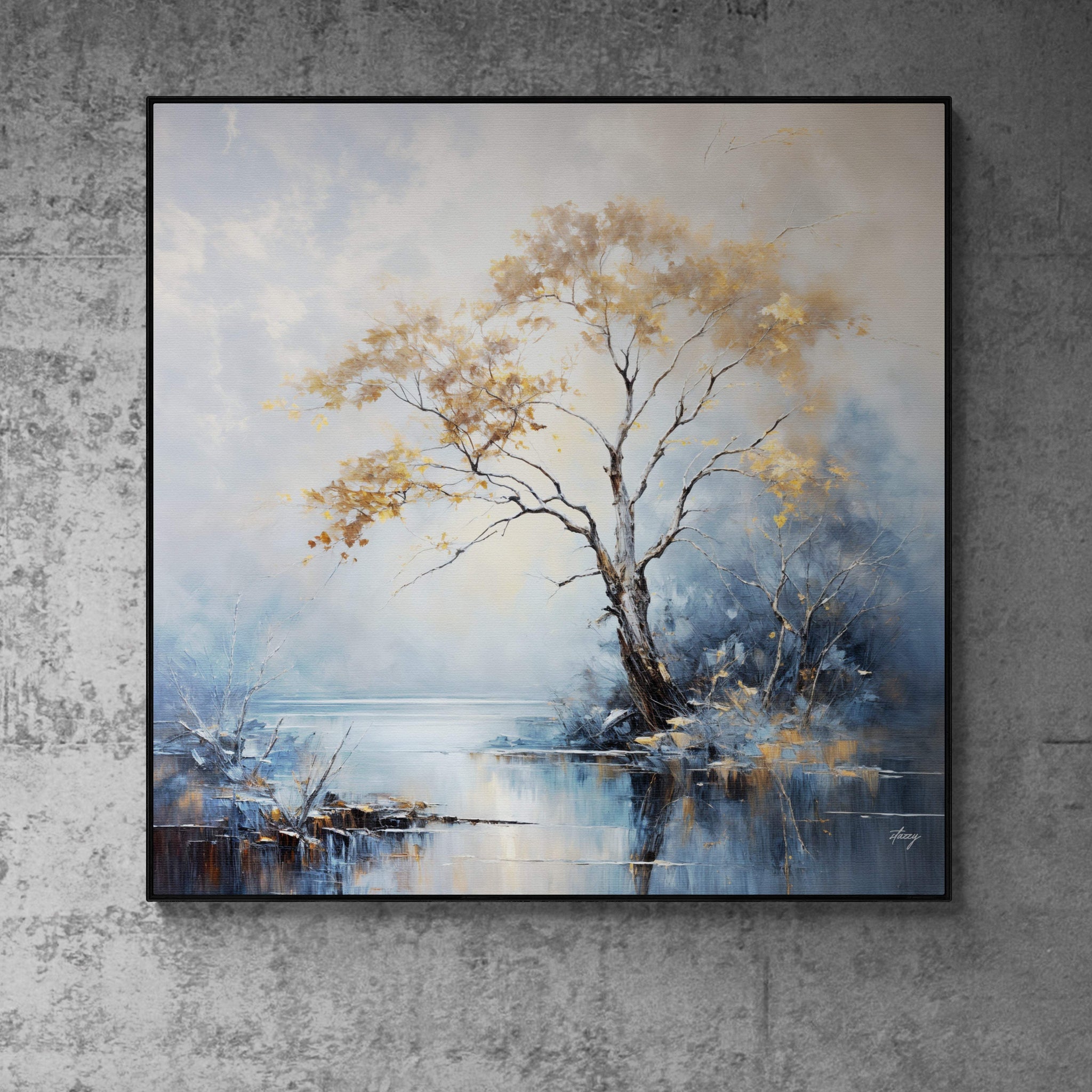 Canvas Print: "Autumnal Reflection" - Tailored Canvases - Flyclothing LLC
