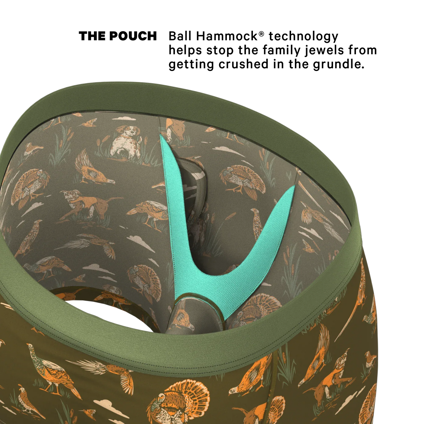 The Avian Crew | Hunting Ball Hammock® Pouch Underwear With Fly - Shinesty - Flyclothing LLC