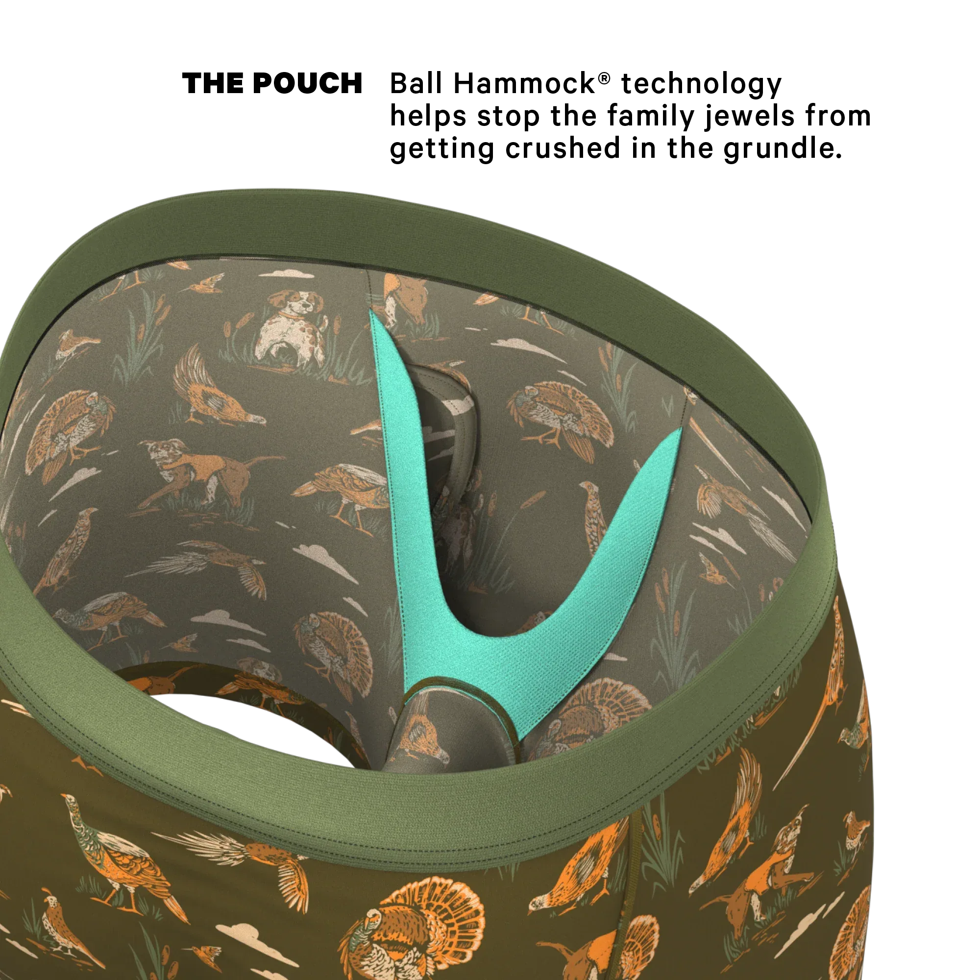The Avian Crew | Hunting Ball Hammock® Pouch Underwear With Fly - Shinesty - Flyclothing LLC