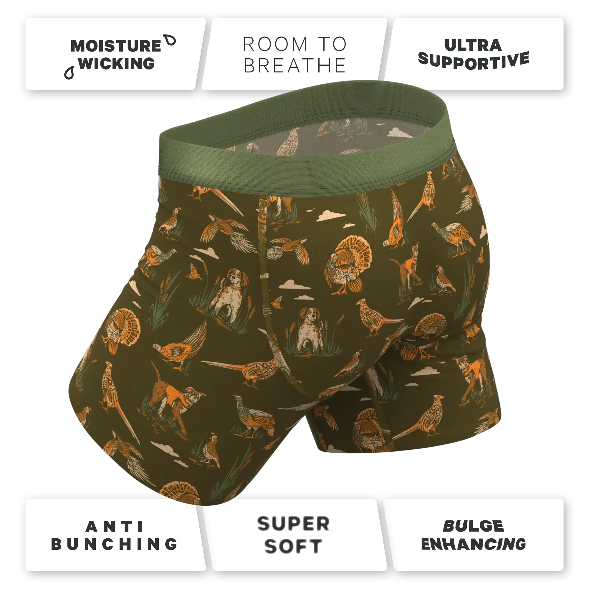 The Avian Crew | Hunting Ball Hammock® Pouch Underwear With Fly - Shinesty - Flyclothing LLC