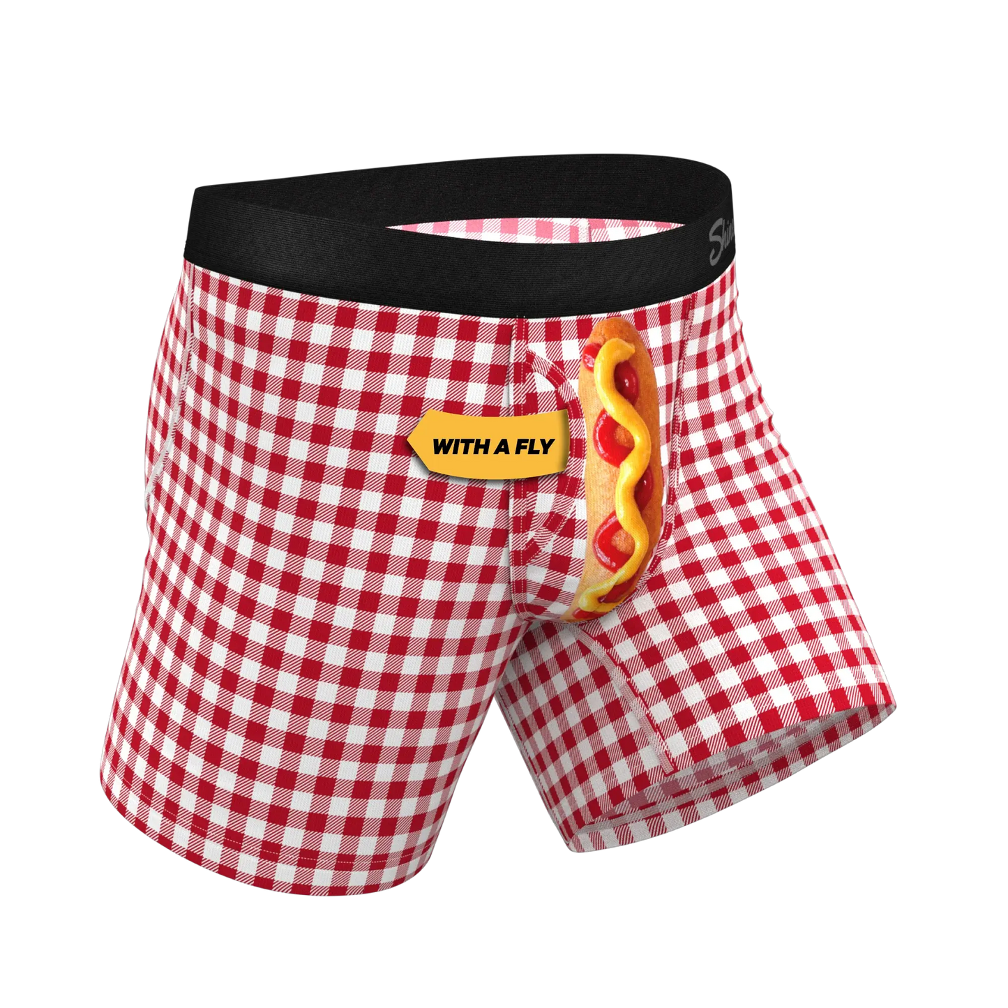 The Hot Diggity | Corn Dog Ball Hammock® Pouch Underwear With Fly - Shinesty - Flyclothing LLC