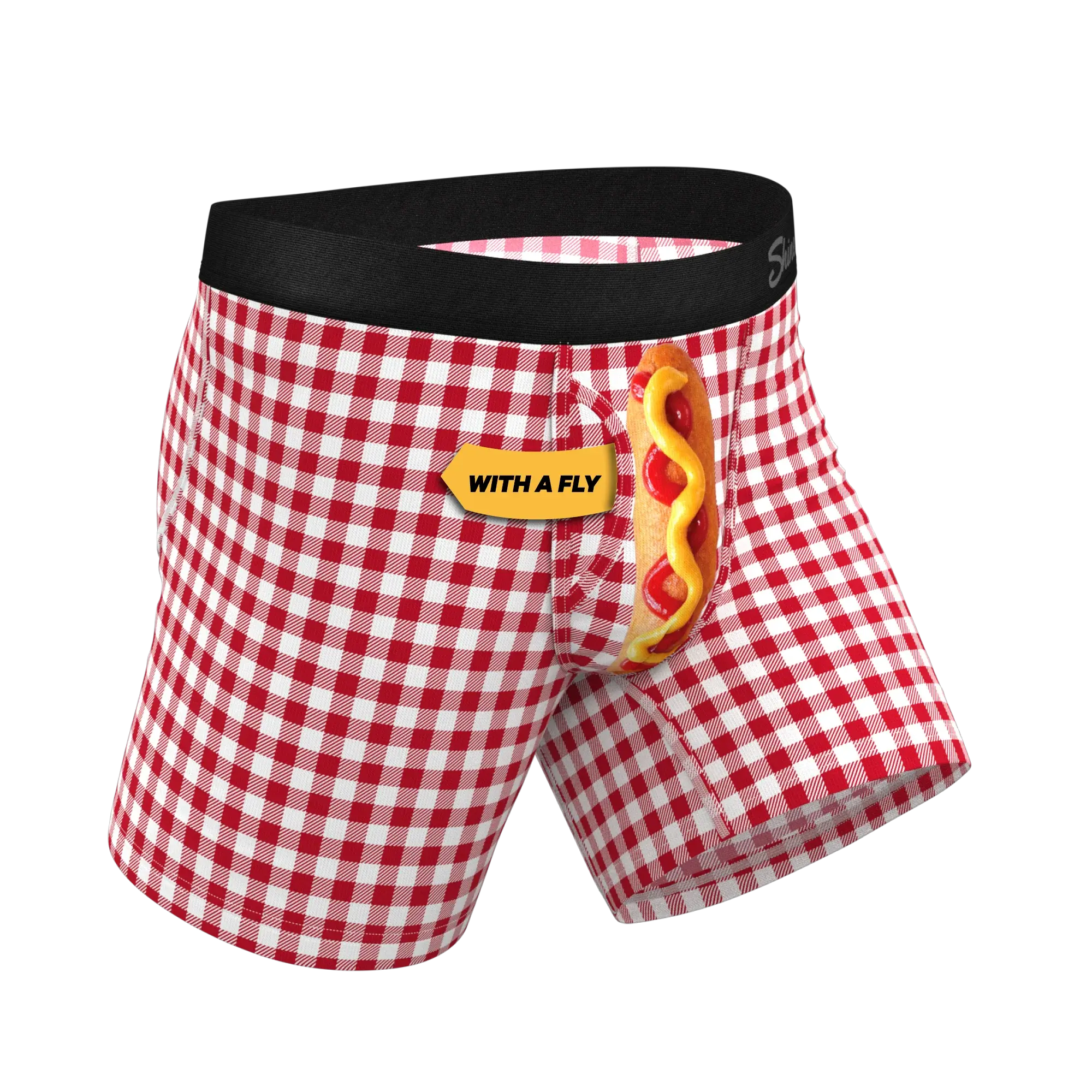 The Hot Diggity | Corn Dog Ball Hammock® Pouch Underwear With Fly - Shinesty - Flyclothing LLC