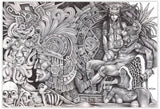 Black Market Art Company Aztec Dream Print