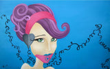 Black Market Art Company Azure Print