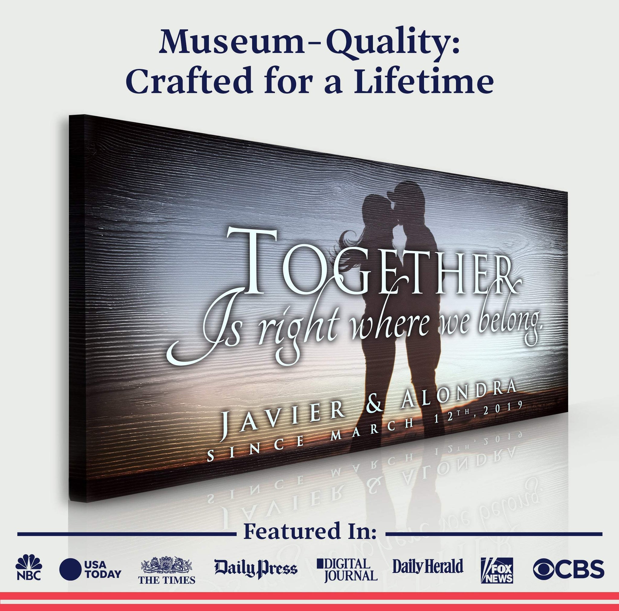Together Sign V - Tailored Canvases - Flyclothing LLC