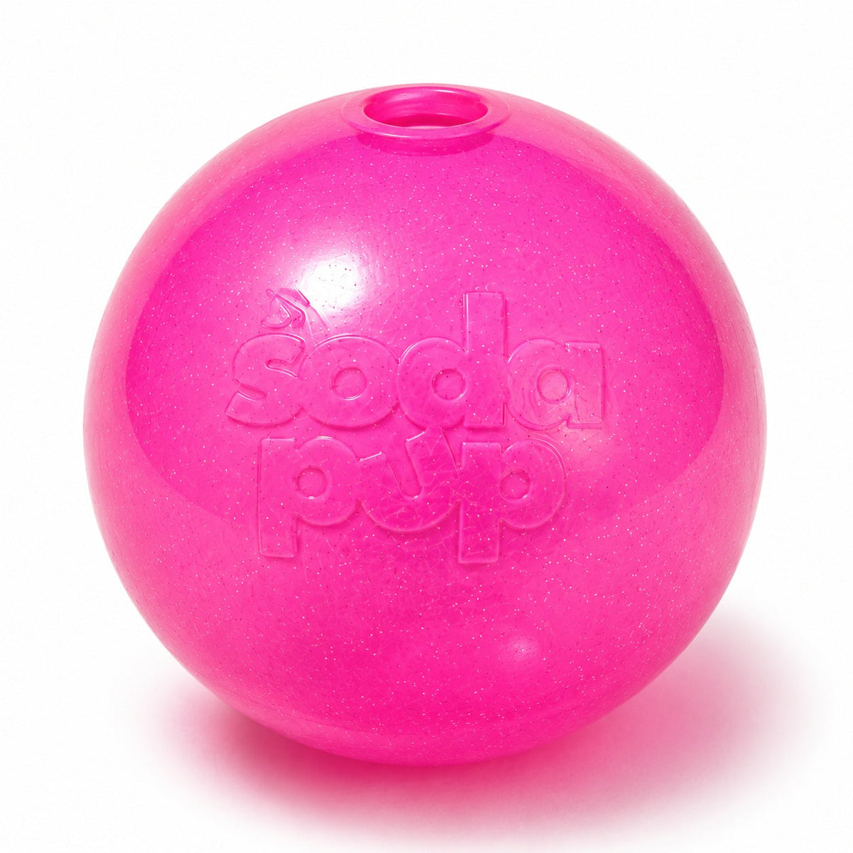 Glitter Ball 3-Pack Dog Toy | Soft PUP-X Rubber Floating Fetch Ball with Treat Dispenser | USA Made - SodaPup/True Dogs, LLC - Flyclothing LLC