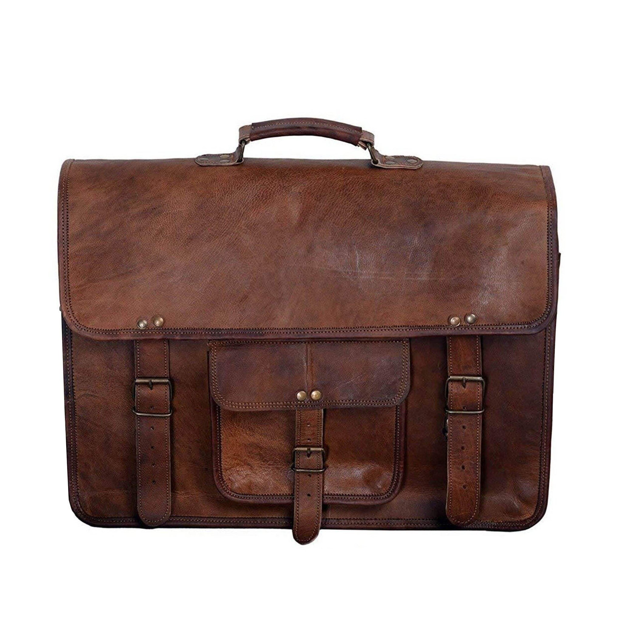 The Attorney Briefcase - Classy Leather Bags - Flyclothing LLC