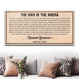 The Man In The Arena Sign IV - Tailored Canvases - Flyclothing LLC
