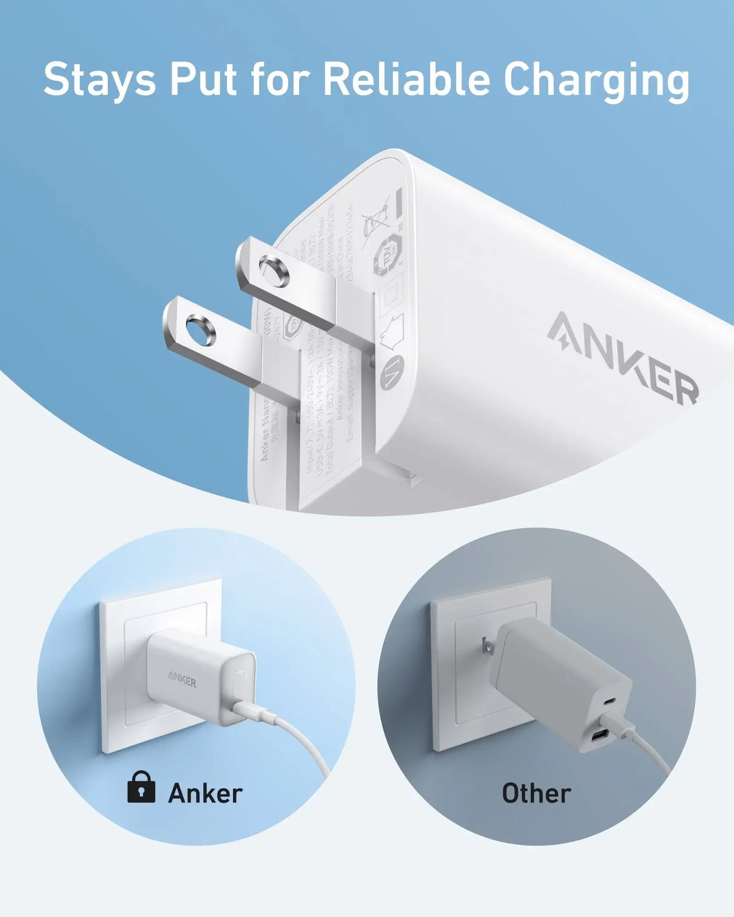 Anker Nano Charger (100W) with USB-C Cable - Anker - Flyclothing LLC