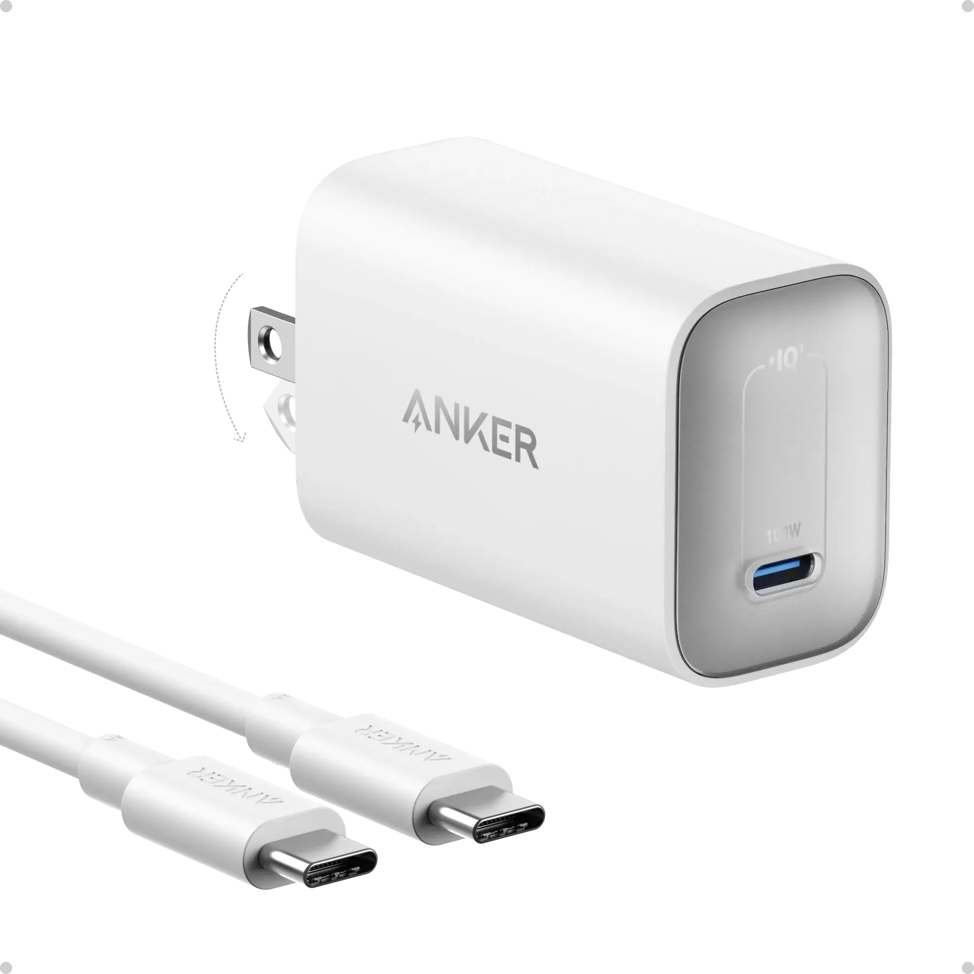 Anker Nano Charger (100W) with USB-C Cable - Anker - Flyclothing LLC