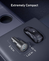 Anker Nano Car Charger (167.5W, 3 Ports) - Anker - Flyclothing LLC