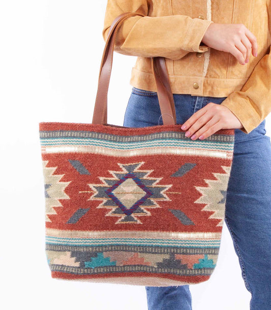 Scully Leather Southwestern Ladies Bag