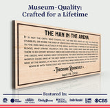 The Man In The Arena Sign IV - Tailored Canvases - Flyclothing LLC