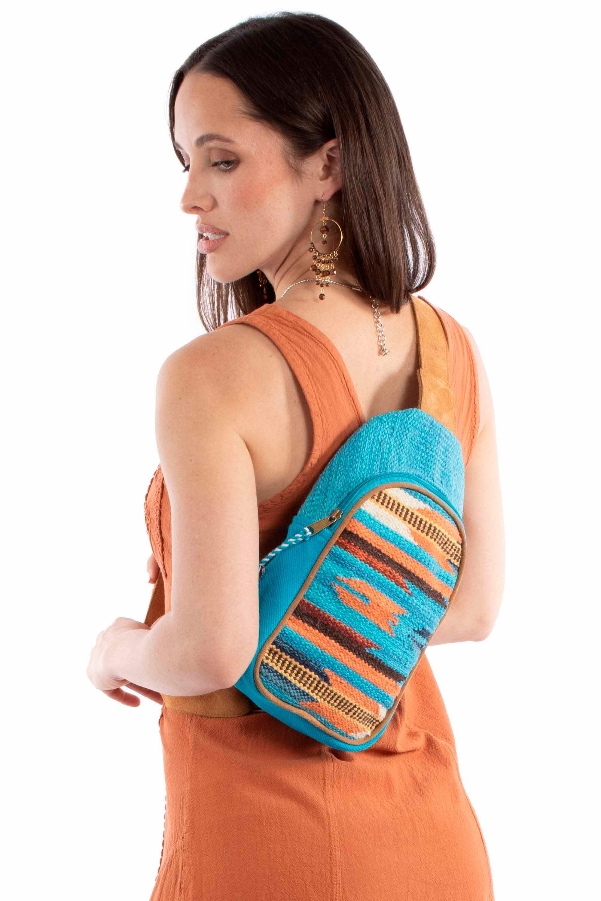 Handbags 95% cotton 5% leather Handbag Ladies handbag - Scully Leather - Flyclothing LLC