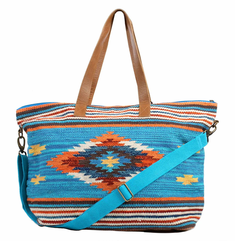 Handbags 95% cotton 5% leather Handbag Ladies handbag - Scully Leather - Flyclothing LLC