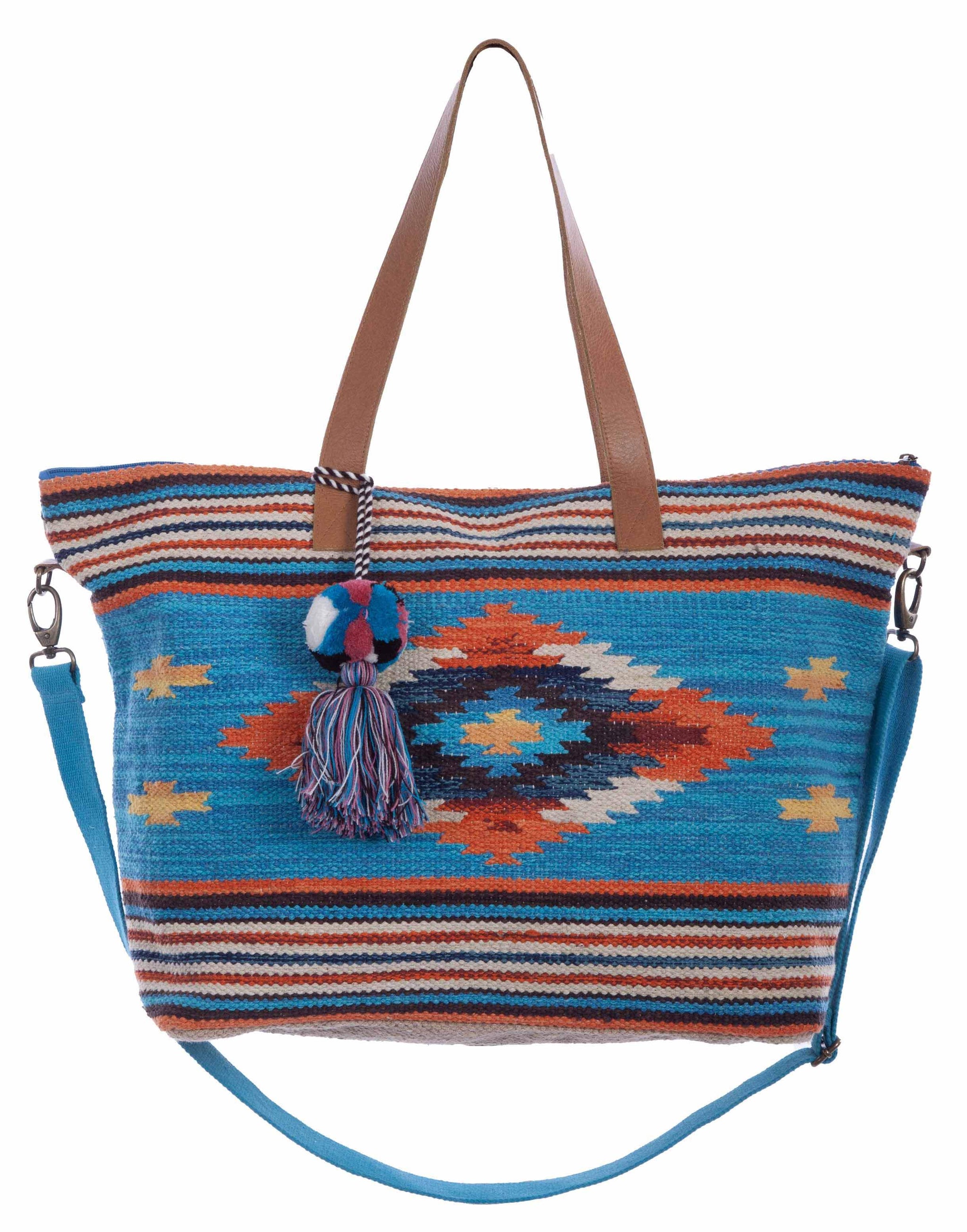 Handbags 95% cotton 5% leather Handbag Ladies handbag - Scully Leather - Flyclothing LLC