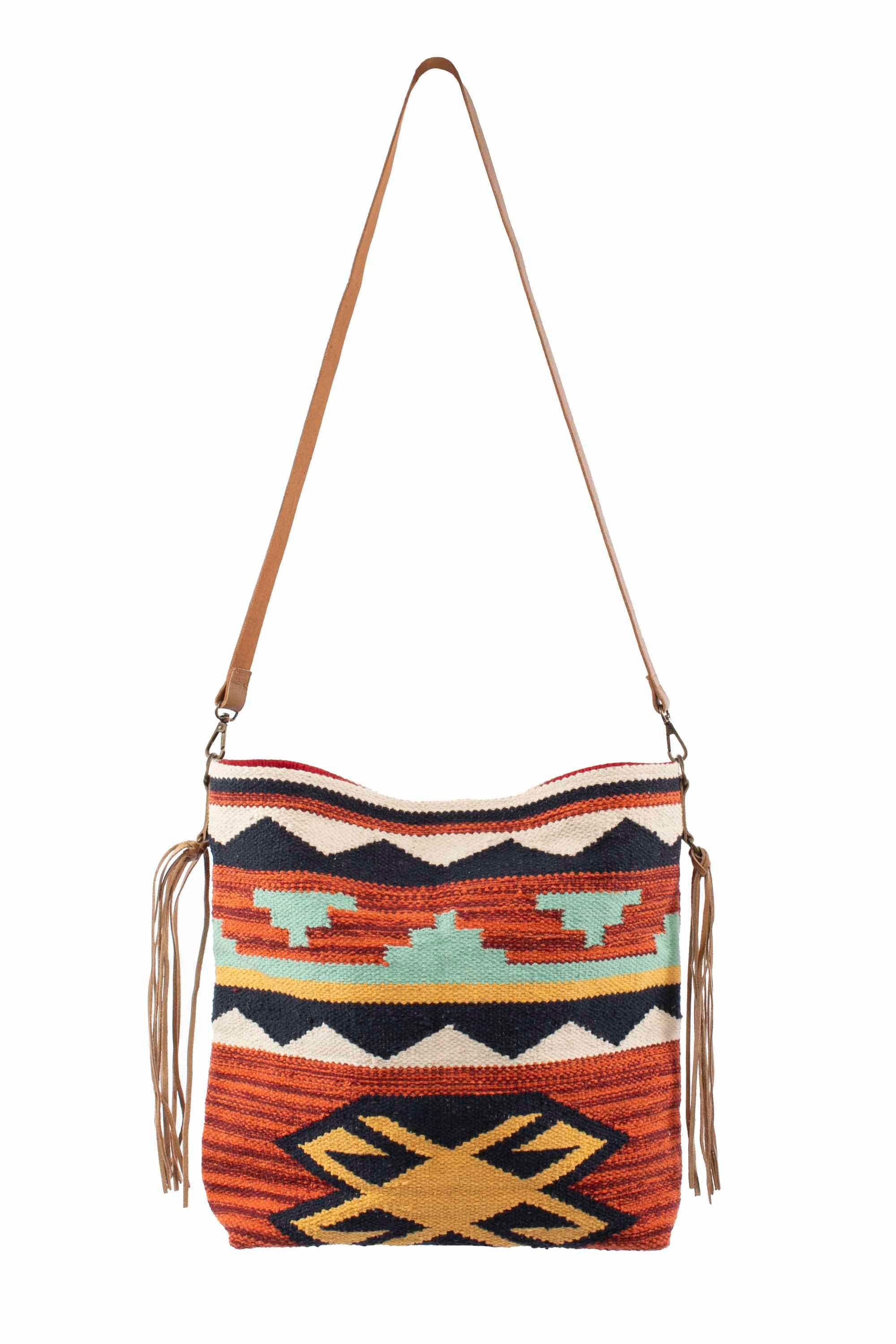 Handbags 95% cotton 5% leather Handbag Ladies handbag - Scully Leather - Flyclothing LLC